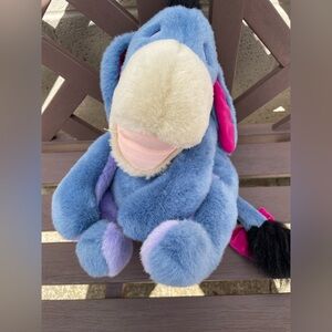 Two used Eeyores - used condition - You can tell them apart by their mouths.